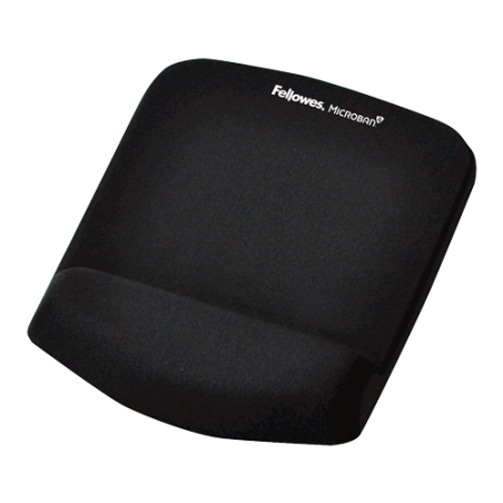 24408-ALFOMBRILLA CON REPOSAMUNECAS RATON PLUSHTOUCH NEGRO FELLOWES 9252003