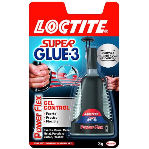 24419-ADHESIVO INSTANTANEO SUPER GLUE-3GR. POWER GEL LOCTITE 2640067