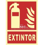 24459-SENAL "EXTINTOR" 210X300 PVC ROJO ARCHIVO 2000 6171-01H RJ