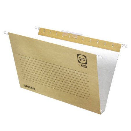 24464-CARPETA COLGANTE CAJON VISOR CORTO CRISTAL A4 LOMO 30 K. BICOLOR GIO 400021943