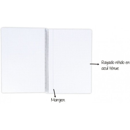 24474-PACK 4+1 CUADERNO ESPIRAL TAPA BLANDA FOLIO 80 HOJAS 4X4 CON MARGEN COLORES VIVOS OXFORD 400027271