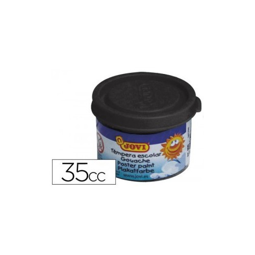 24476-ESTUCHE TEMPERA ESCOLAR 5 BOTES 35 ML - NEGRO JOVI 50330