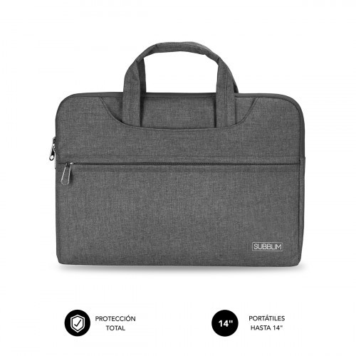 24483-SUBBLIM Funda Ordenador Business Laptop Sleeve 13,3-14" Grey