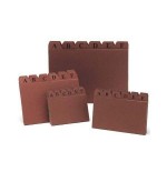 24489-INDICE FICHEROS CARTON CUERO A-Z (150X100 MM) N.o 3 MARIOLA 3103