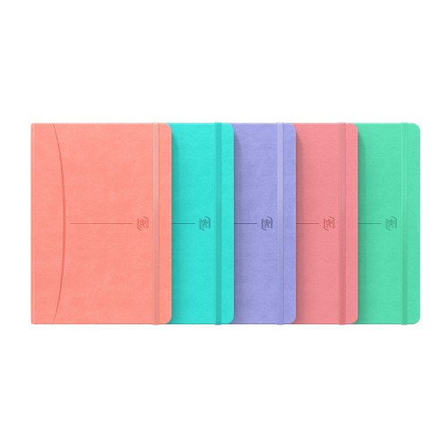24545-CUADERNO SIGNATURE A5 TAPA EXTRADURA 80H LISO COLORES SURTIDOS PASTEL OXFORD 400163616