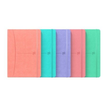 24545-CUADERNO SIGNATURE A5 TAPA EXTRADURA 80H LISO COLORES SURTIDOS PASTEL OXFORD 400163616