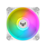 24595-ASUS TUF GAMING TF120 ARGB WHITE EDITION Carcasa del ordenador Refrigerador de aire 12 cm Blanco 1 pieza(s)