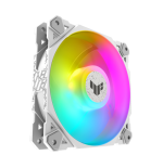 24596-ASUS TUF GAMING TF120 ARGB WHITE EDITION Carcasa del ordenador Refrigerador de aire 12 cm Blanco 1 pieza(s)