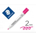 24600-MARCADOR PIZARRA LUMOCOLOR MARKER 351 TRAZO 2MM. ROSA STAEDTLER 351-20