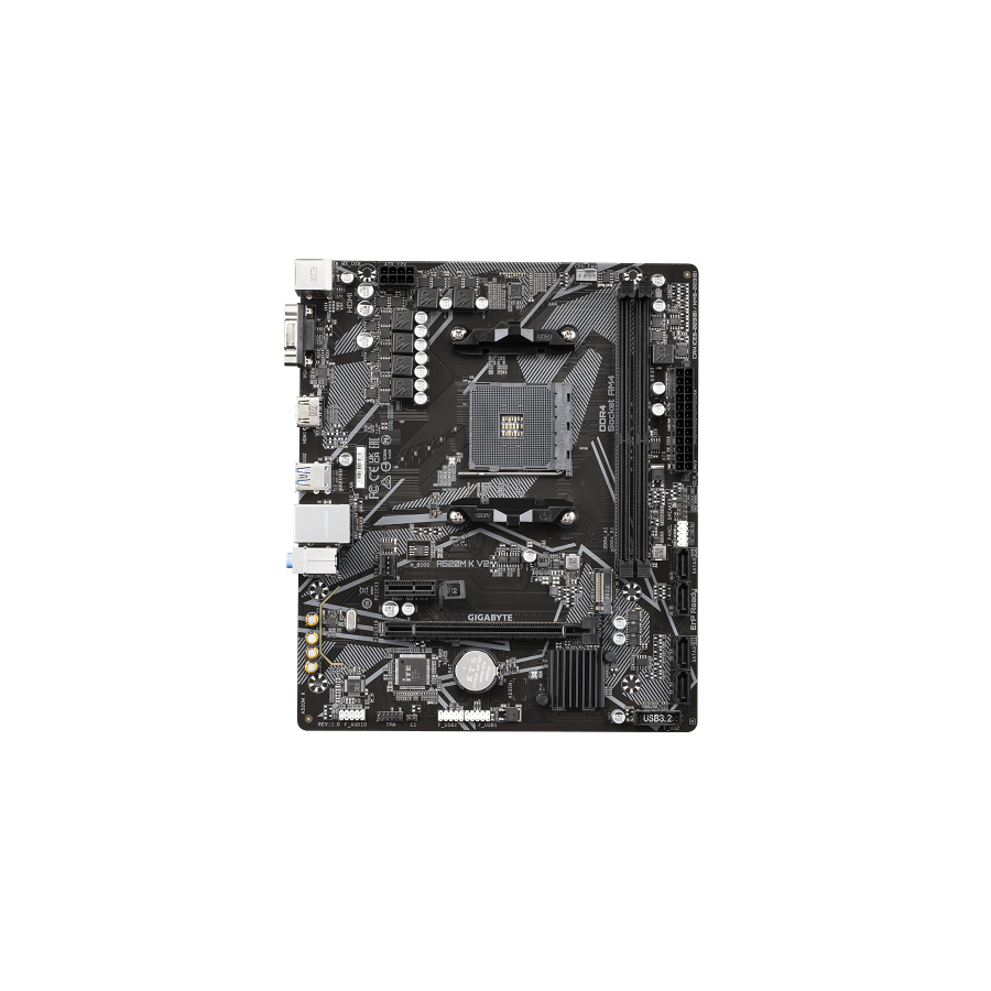 24617-Gigabyte A520M K V2 placa base AMD A520 Zocalo AM4 micro ATX