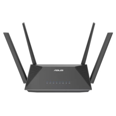 24646-ASUS RT-AX52 AX1800 AiMesh router inalambrico Gigabit Ethernet Doble banda (2,4 GHz / 5 GHz) Negro