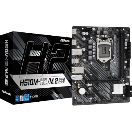 24683-Asrock H510M-H2/M.2 SE Intel H470 LGA 1200 (Socket H5) micro ATX