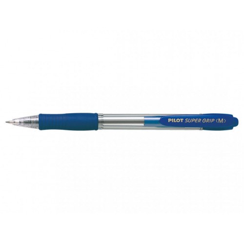 247-BOLIGRAFO RETRACTIL SUPERGRIP 1.0MM AZUL PILOT BPGP-10R-M-L