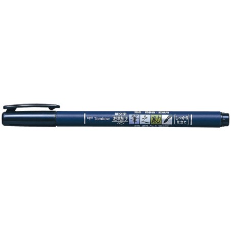 2470-ROTULADOR BASE AGUA PUNTA ELASTICA DURA NEGRO TOMBOW WS-BH-1P