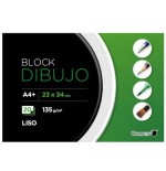 2473-CUADERNO DE DIBUJO A4+ 135 GR. 20 HOJAS LISO GOLDEN 324277