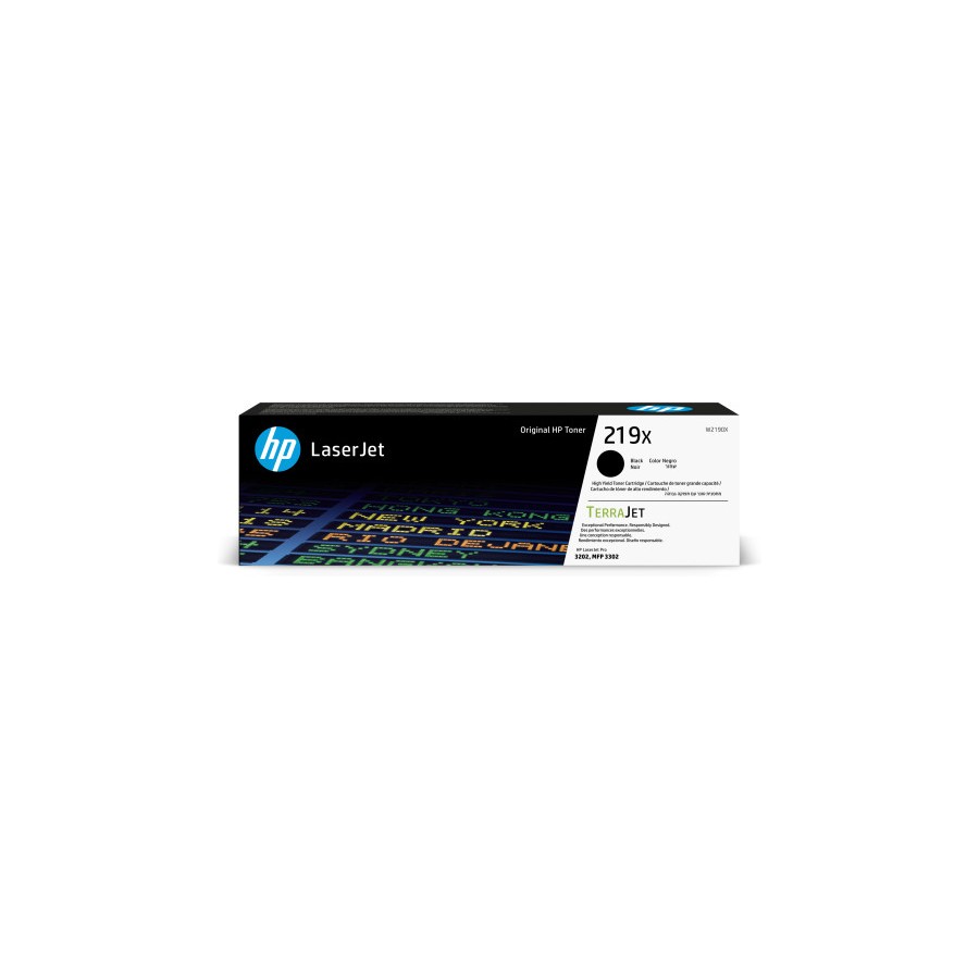 24756-HP Cartucho de Toner Original LaserJet 219X de alta capacidad negro