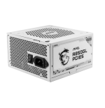 24758-MSI MAG A850GL PCIE5 WHITE unidad de fuente de alimentacion 850 W 20+4 pin ATX ATX Blanco