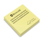 2476-TACO NOTAS ADHESIVAS AMARILLAS 76X76 MM. 100 HOJAS BISMARK 921007