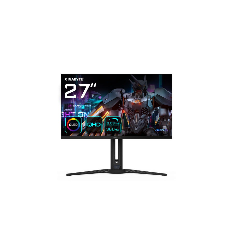 24777-AORUS FO27Q3 pantalla para PC 68,6 cm (27") 2560 x 1440 Pixeles Quad HD OLED Negro