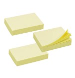 2478-TACO NOTAS ADHESIVAS AMARILLAS 38X51 MM. 100 HOJAS BISMARK 921004