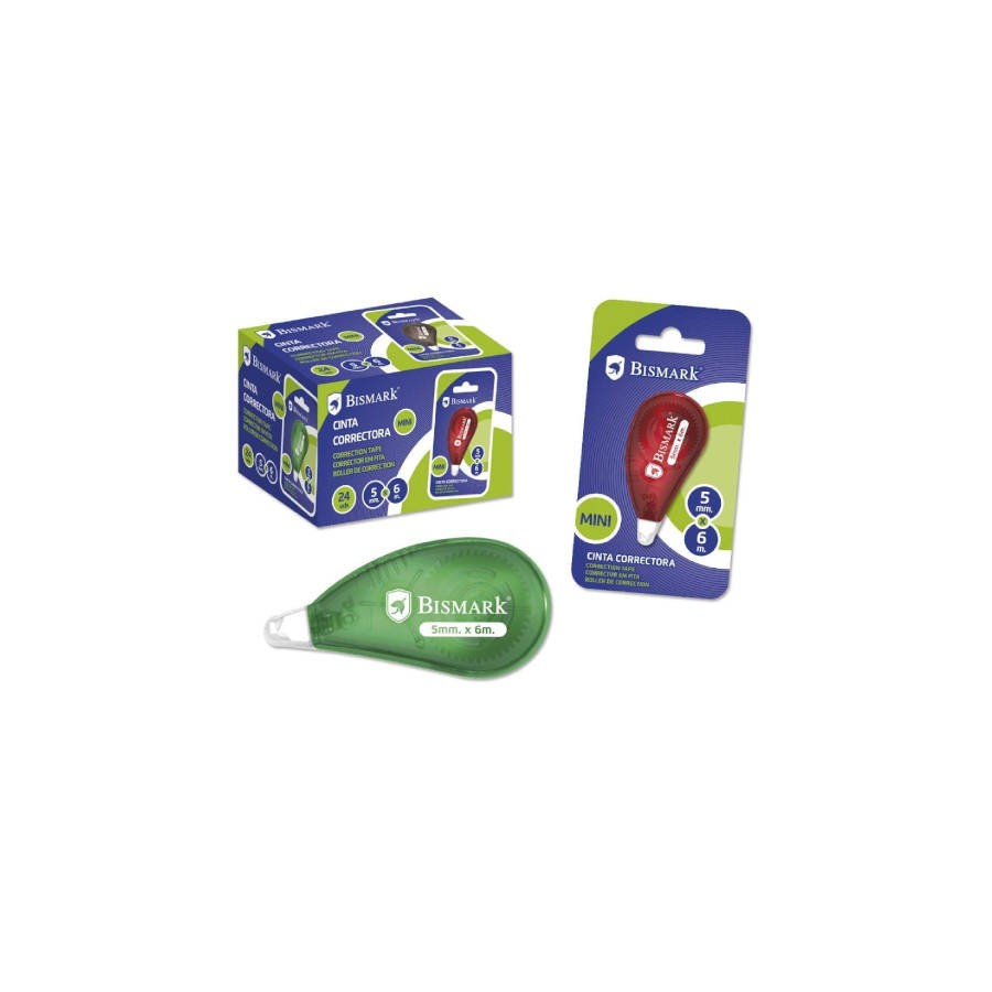 2481-CINTA CORRECTORA MINI 6 METROS X 5 MM. BISMARK 325761