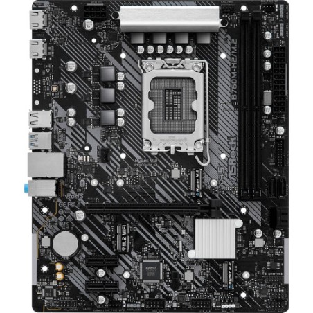 24827-PLACA ASROCK B760M-H2/M.2,INTEL,1700,B760,2DDR5,96GB,HDMI+DP,4SATA+2M.2,5USB 3.2+1USB-C,GBLAN,MATX