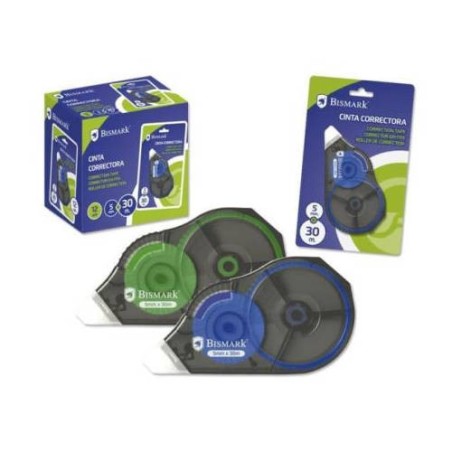 2483-CINTA CORRECTORA 30 METROS X 5 MM. BISMARK 325759