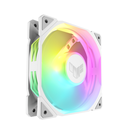 24832-ASUS TUF GAMING TR120 ARGB 1-pack White Carcasa del ordenador Refrigerador de aire 12 cm Blanco