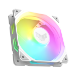 24837-ASUS TUF GAMING TR120 ARGB REVERSE 1-pack White Carcasa del ordenador Refrigerador de aire 12 cm Blanco