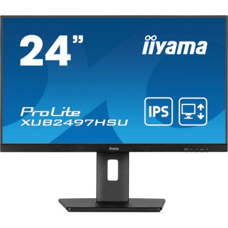 24858-IIYAMA PANTALLA 24" IPS CON SOPORTE REGULABLE EN ALTURA Y FRECUENCIA DE ACTUALIZACION DE 100HZ