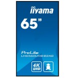 24883-MONITOR IIYAMA 65" 3840X2160, UHD, 500CD/M2, LANDSCAPE PORTRAIT, MM 2X 10W, 3X HDMI, USB 2.0 X2, WIFI, LAN, MEDIA