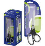 2491-TIJERAS DE OFICINA EN ACERO INOXIDABLE 210 MM. EN BLISTER BISMARK 323824