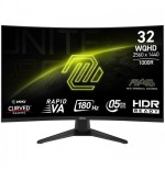 24942-MSI MONITOR MAG 325CQF. 31.5" RAPID VA CURVO 1000R. 2560X1440 . 180HZ. NEGRO