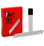 2499-BLISTER 10 CUCHILLAS ANCHAS DE 18 MM. ALTA CALIDAD BISMARK 319184