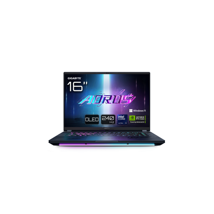25008-GIGABYTE AORUS MASTER 16 BZH Portatil Gaming - 16,0", 240Hz OLED, Intel Core 275HX, NVIDIA RTX 5090 GPU, 32GB DDR5