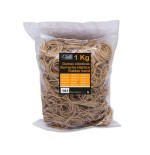 2501-BOLSA 1 KG. GOMAS ELASTICAS No 120 DE 12 CM. LARGO OFFICE CLUB 300832