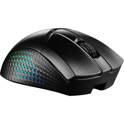 25010-MSI CLUTCH GM51 LIGHTWEIGHT WIRELESS raton Juego mano derecha RF Wireless + Bluetooth + USB Type-C Optico 26000 DP