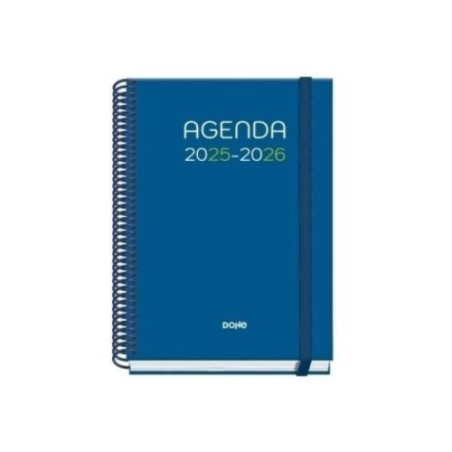 25019-AGENDA ESCOLAR 2025-2026 TAMANO A5 TAPA CARTON FORRADO SEMANA VISTA PRIME LOGIC DOHE 52041
