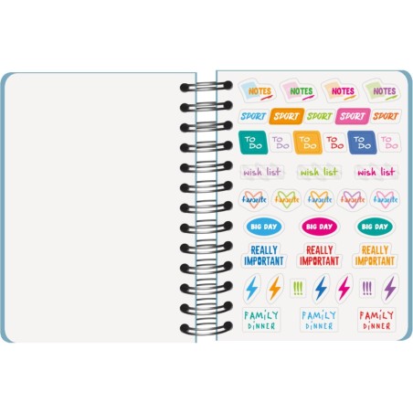 25032-AGENDA ESCOLAR 2025-2026 TAMANO A6 TAPA CARTON FORRADO DIA PAGINA PRIME LOGIC DOHE 52053