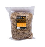 2504-BOLSA 1 KG. GOMAS ELASTICAS No 200 DE 20 CM. LARGO OFFICE CLUB 320518