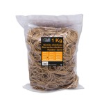 2505-BOLSA 1 KG. GOMAS ELASTICAS No 60 DE 6 CM. LARGO OFFICE CLUB 300827