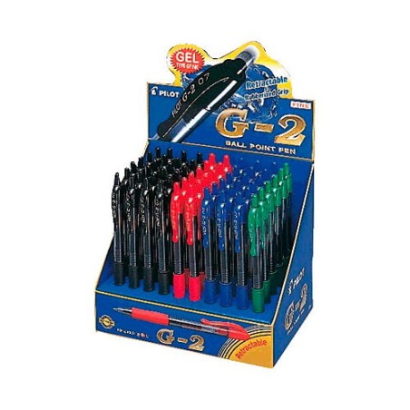 251-EXPOSITOR 60 BOLIGRAFOS G-2 PILOT BL-G2-7-60DPK