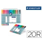 25107-ESTUCHE 20 PIEZAS TRIPLUS FINELINER 334 (14+6 DE REGALO) SURTIDAS STAEDTLER 334 SB20P3