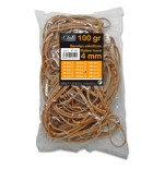 2511-BOLSA 100 GR. GOMAS ELASTICAS No 12 DE 12 CM. LARGO Y 4 CM. GROSOR OFFICE CLUB 320512