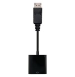 25219-Nanocable Conversor DisplayPort a sVGA, DisplayPort/M-sVGA/H, Negro, 15 cm