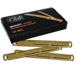 2522-CAJA 50 UNIDADES FASTENER LATONADO CALIDAD EXTRA OFFICE CLUB 319397