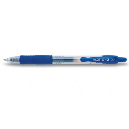 25236-BOLIGRAFO ROLLER GEL RETRAC.G-2 AZUL PILOT BL-G2-7-L