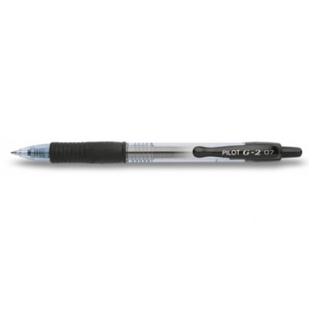 25237-BOLIGRAFO ROLLER GEL RETRAC.G-2 NEGRO PILOT BL-G2-7-B