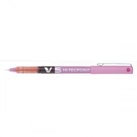 25239-BOLIGRAFO ROLLER TINTA LIQUIDA V5 ROSA PILOT BX-V5-P