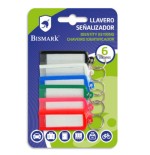 2525-BLISTER 6 LLAVEROS SENALIZADORES BISMARK 317818